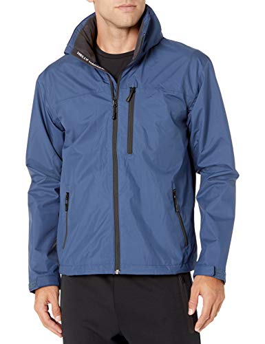 Helly-Hansen Men's Crew Hooded Waterproof Windproof Breathable Rain Coat Jacket
