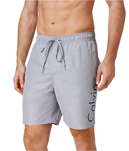 Calvin Klein Men's 7 Inch Elastic Waist Quick Dry Swim Trunk