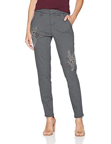 Jag Jeans Women's Dana Chino Pant with Embroidery