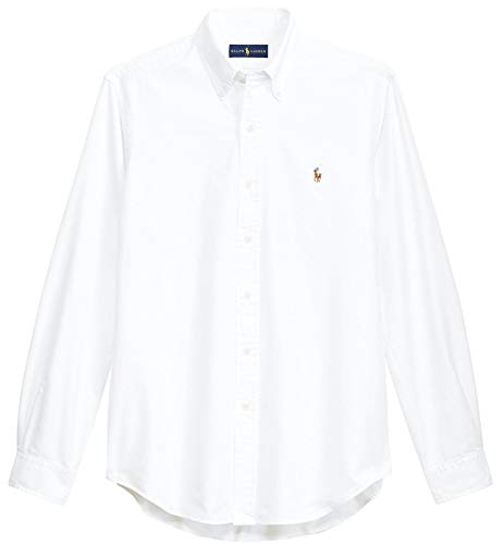 Ralph Lauren Mens Logo Button-Down Dress Shirt