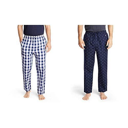 Nautica Men's Soft Woven 100% Cotton Elastic Waistband Sleep Pajama Pant - JOY2ESpree