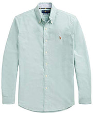
                        
                          Load image into Gallery viewer, Ralph Lauren Mens Logo Button-Down Dress Shirt
                        
                      