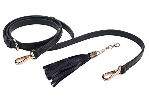 LIVE UP Full Grain Leather Adjustable Replacement Strap Cross Body Bag Purse, 43-51 Inch