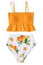 
                        
                          Muat gambar ke penampil Galeri, CUPSHE Women's High Waist Bikini Swimsuit Ruffle Smock Floral Print Two Piece Bathing Suit
                        
                      