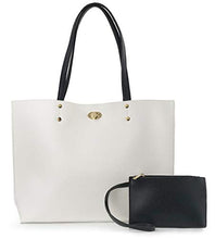 
                        
                          Load image into Gallery viewer, Minimalist Clean Cut Pebbled Faux Leather Tote Womens Shoulder Handbag
                        
                      