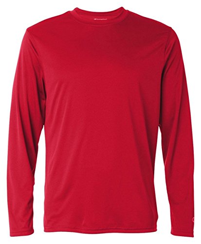 Champion Men's Long-Sleeve Double-Dry Performance T-Shirt