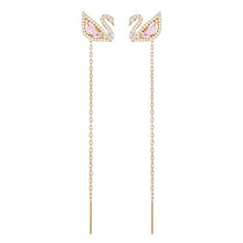 
                        
                          Load image into Gallery viewer, SWAROVSKI Women's Dazzling Swan Crystal Jewelry Collection, Rose-Gold Finish - JOY2ESpree
                        
                      