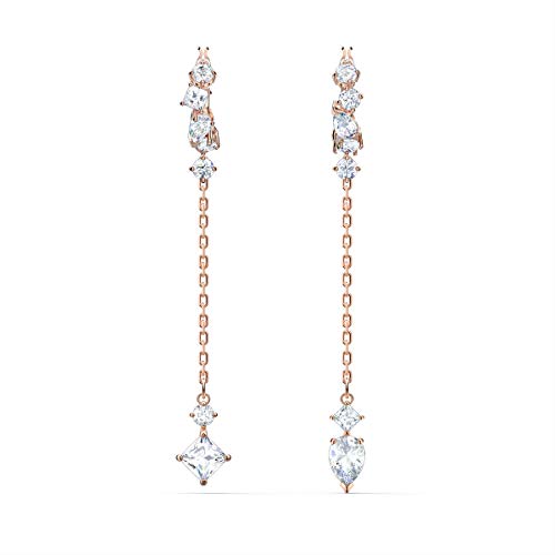 SWAROVSKI Women's Attract Jewelry Collection, Rhodium Finish, Clear Crystals - JOY2ESpree