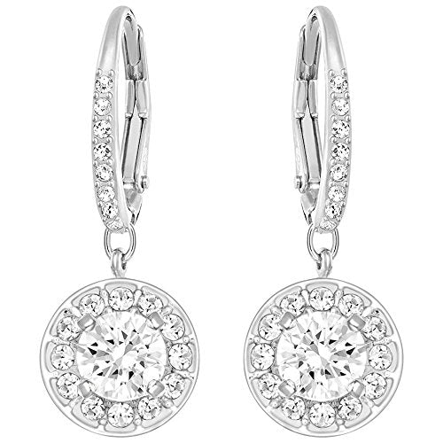 SWAROVSKI Women's Angelic Jewelry Collection, Rhodium Finish, Clear Crystals - JOY2ESpree
