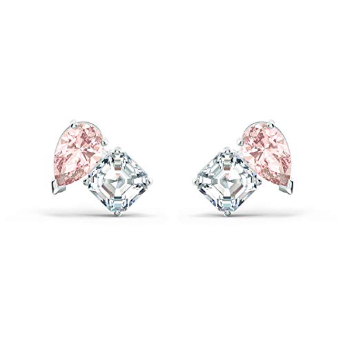 SWAROVSKI Women's Attract Soul Jewelry Collection, Rhodium Finish, Pink Crystals - JOY2ESpree
