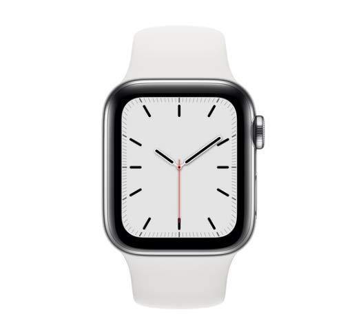 Apple Watch Series 5 (GPS + Cellular, 40MM) - Gold Aluminum Case with Pink Sand Sport Band (Renewed) - JOY2ESpree
