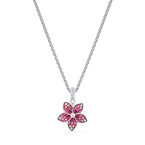 SWAROVSKI Women's Tropical Flower Pink Crystal Jewelry Collection - JOY2ESpree