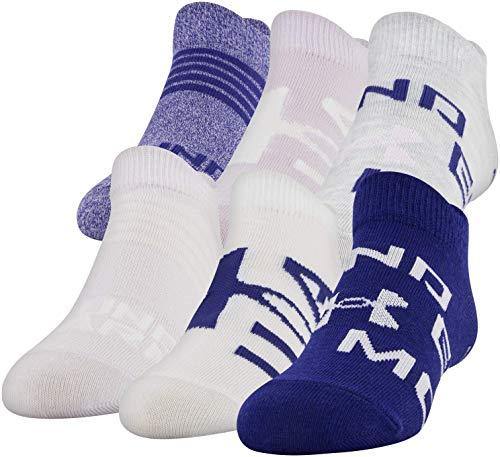 Under Armour Youth Essential 2.0 No Show Socks, 6-Pairs