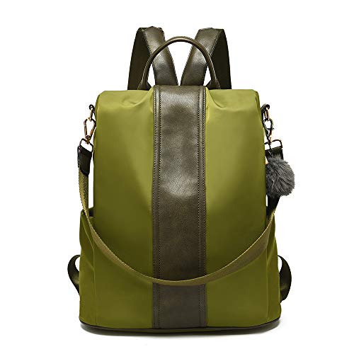 Women Backpack Purse Waterproof Nylon Anti-theft Rucksack Lightweight Shoulder Bag