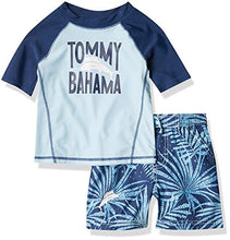 
                        
                          Load image into Gallery viewer, Tommy Bahama Boys' Rashguard and Trunks Swimsuit Set
                        
                      