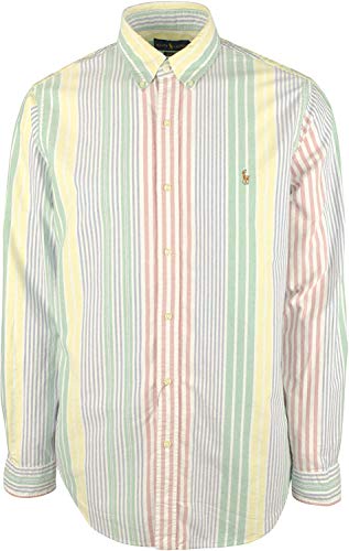Ralph Lauren Mens Logo Button-Down Dress Shirt