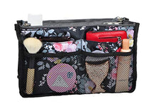 
                        
                          Load image into Gallery viewer, Vercord Purse Organizer Insert for Handbags Bag Organizers Inside Tote Pocketbook Women Nurse Nylon 13 Pockets Black Medium
                        
                      