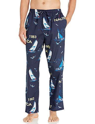 Nautica Men's Soft Woven 100% Cotton Elastic Waistband Sleep Pajama Pant - JOY2ESpree