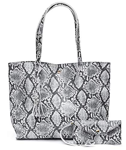 Minimalist Clean Cut Pebbled Faux Leather Tote Womens Shoulder Handbag