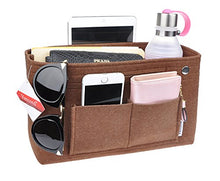 
                        
                          画像をギャラリービューアに読み込む, Vercord Felt Tote Handbag Purse Pocketbook Organizer Insert Divider Shaper Bag in Bag
                        
                      