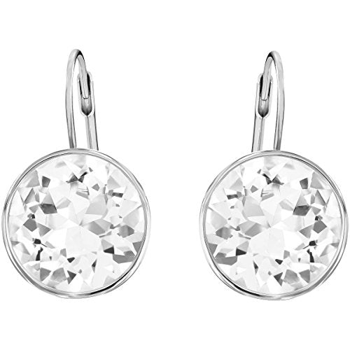 SWAROVSKI Women's Bella Earrings Collection, Pink Crystals, Clear Crystals - JOY2ESpree