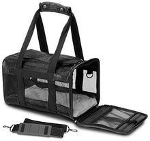 
                        
                          Load image into Gallery viewer, Sherpa Original Deluxe Airline Approved Pet Carrier, Medium, Black
                        
                      
