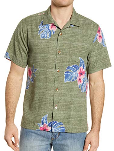Tommy Bahama Island Zone Blooms Adrift Silk Blend Camp Shirt