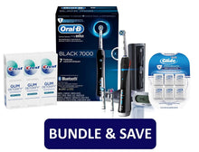 
                        
                          Load image into Gallery viewer, Oral-B 7000 SmartSeries Rechargeable Power Electric Toothbrush with Bluetooth Connectivity and Travel Case, White
                        
                      