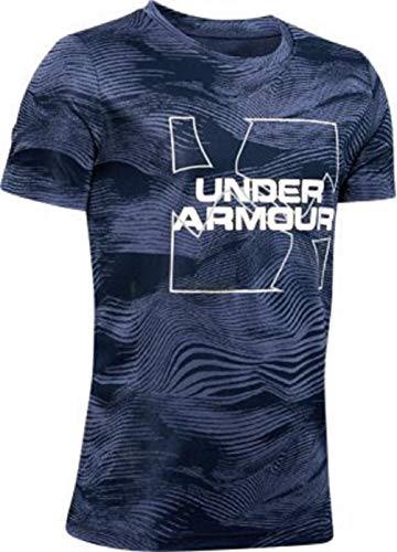 Under Armour Boys' Tech Big Logo Printed Short Sleeve Gym T-Shirt