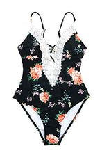
                        
                          Muat gambar ke penampil Galeri, CUPSHE Fashion Women's Ladies Vintage Lace Bikini Sets Beach Swimwear Bathing Suit
                        
                      