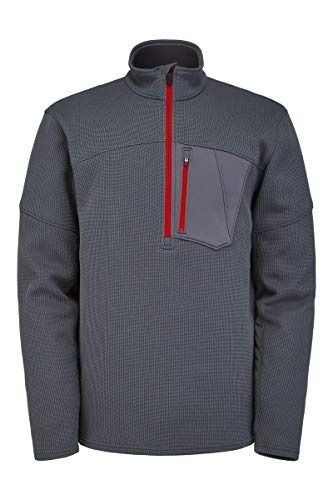 Spyder Active Sports Men's Bandit Half Zip Mid-Layer Jacket