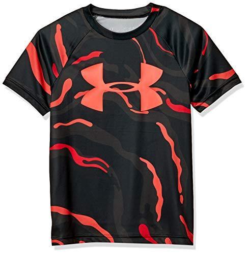 Under Armour Boys' Tech Big Logo Printed Short Sleeve Gym T-Shirt