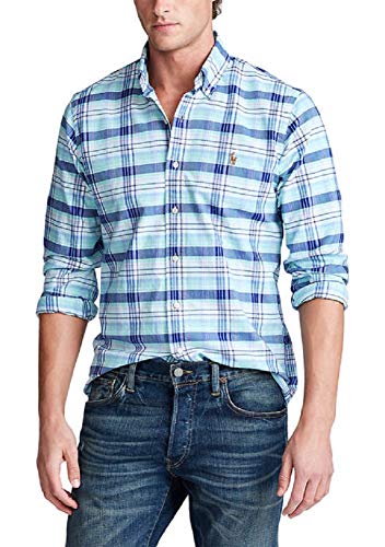 Ralph Lauren Mens Logo Button-Down Dress Shirt