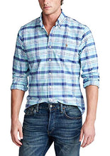 
                        
                          Load image into Gallery viewer, Ralph Lauren Mens Logo Button-Down Dress Shirt
                        
                      