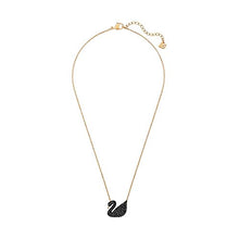 
                        
                          將圖片載入圖庫檢視器 SWAROVSKI Women's Iconic Swan Jewelry Collection, Rose Gold Tone Finish, Black Crystals - JOY2ESpree
                        
                      
