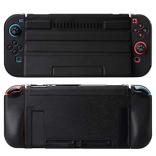 UYIYE Case for Switch - Protective Hard Case for Switch- Dockable TPU Shell Cover for Handheld Video Game Controller - Case Cover for Switch - JOY2ESpree