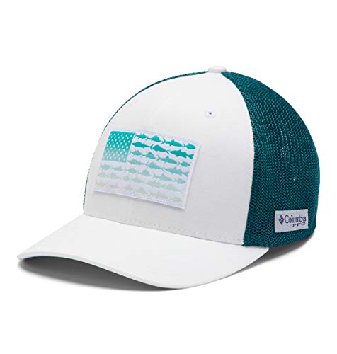 Columbia Unisex-Adult PFG Mesh Fish Flag Ball Cap