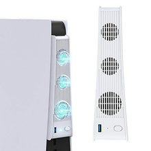 
                        
                          Load image into Gallery viewer, USB Cooler for PS5 Playstation 5,Cooling Fan for PS5 Console Host,USB Cooler 3 Fan Temperature Control for Playstation 5 Gaming Console - JOY2ESpree
                        
                      