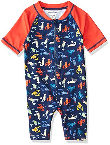 Tommy Bahama Boys' One Piece Rashguard Swimsuit Bathingsuit
