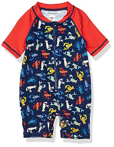 Tommy Bahama Boys' One Piece Rashguard Swimsuit Bathingsuit