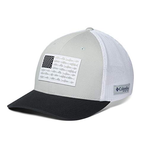 Columbia Unisex-Adult PFG Mesh Fish Flag Ball Cap