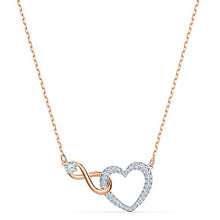 
                        
                          Load image into Gallery viewer, SWAROVSKI Women's Infinity Heart Jewelry Collections, Rose Gold Tone &amp; Rhodium Finish, Clear Crystals - JOY2ESpree
                        
                      