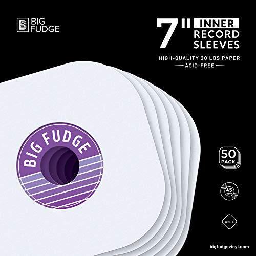 Big Fudge Vinyl Record Inner Sleeves 100x | Made from Heavyweight & Acid Free Paper - JOY2ESpree