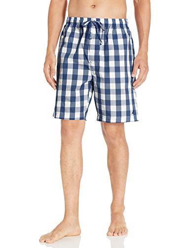 Nautica Men's Soft Woven 100% Cotton Elastic Waistband Sleep Pajama Short - JOY2ESpree