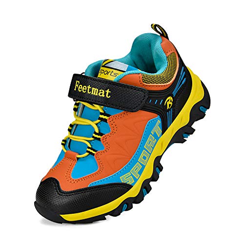 Biacolum Boys Girls Shoes Outdoor Hiking Waterproof Kids Sneaker