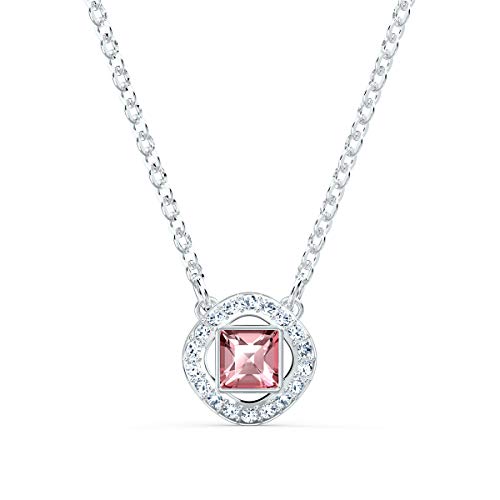 SWAROVSKI Women's Angelic Square Crystal Jewelry Collection, Pink Crystals, Blue Crystals (Amazon Exclusive) - JOY2ESpree