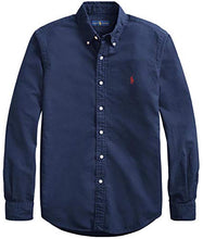 
                        
                          Load image into Gallery viewer, Ralph Lauren Mens Logo Button-Down Dress Shirt
                        
                      