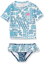 
                        
                          Load image into Gallery viewer, Tommy Bahama Girls' 2-Piece Rashguard and Swim Bottoms Set
                        
                      