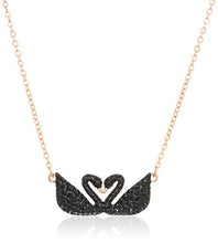 
                        
                          將圖片載入圖庫檢視器 SWAROVSKI Women's Iconic Swan Jewelry Collection, Rose Gold Tone Finish, Black Crystals - JOY2ESpree
                        
                      