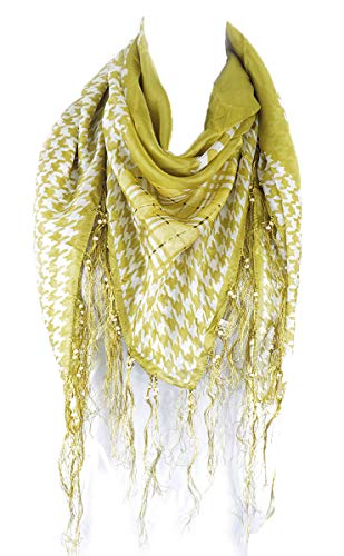 Double Layer Silk scarf, Floral Ruffle Silk Scarf, Summer scarf